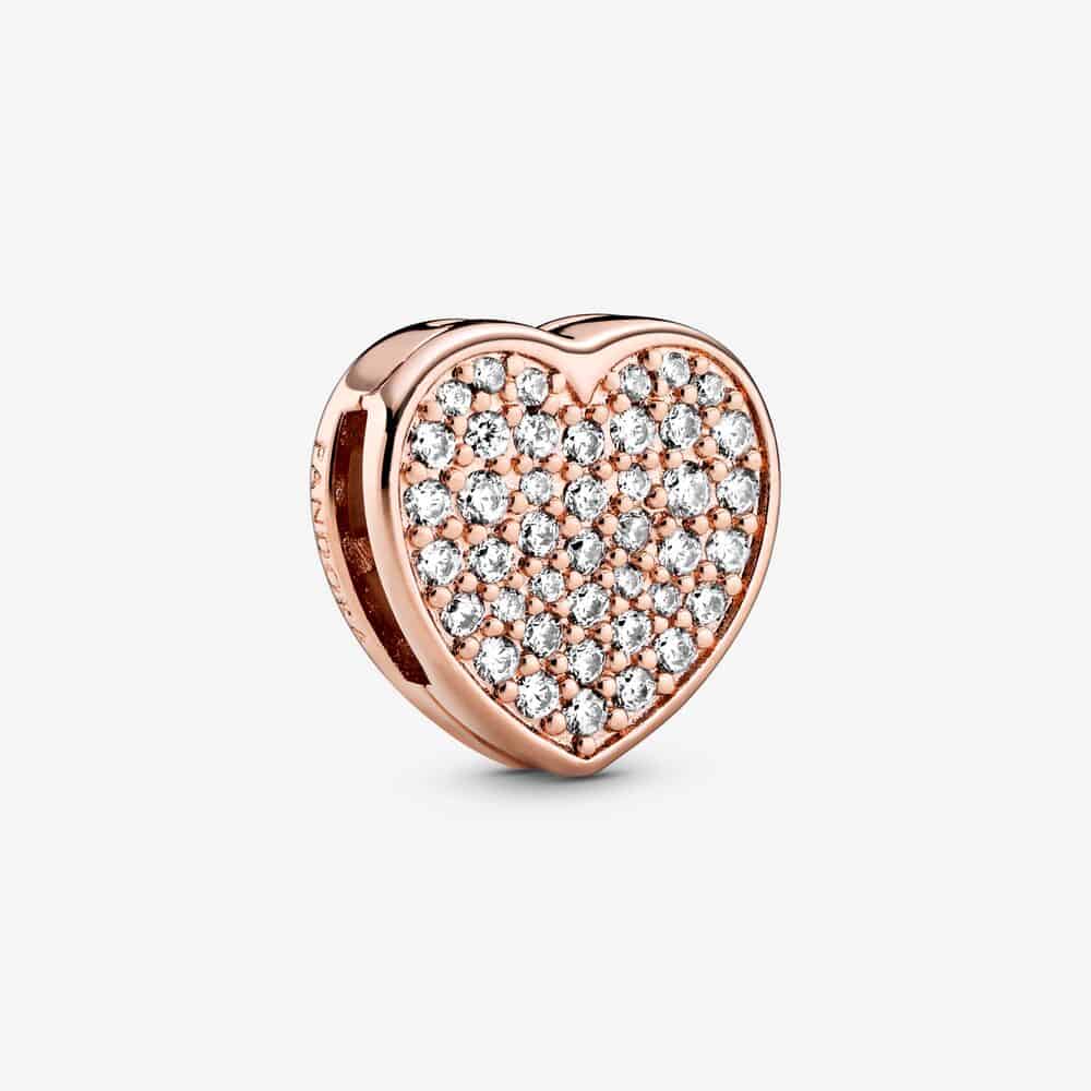 Charm Clip Esquisse de Cœur Scintillant 59,00 € - 788684C01 Charm Clip Esquisse de Cœur Scintillant 59,00 € - 788684C01