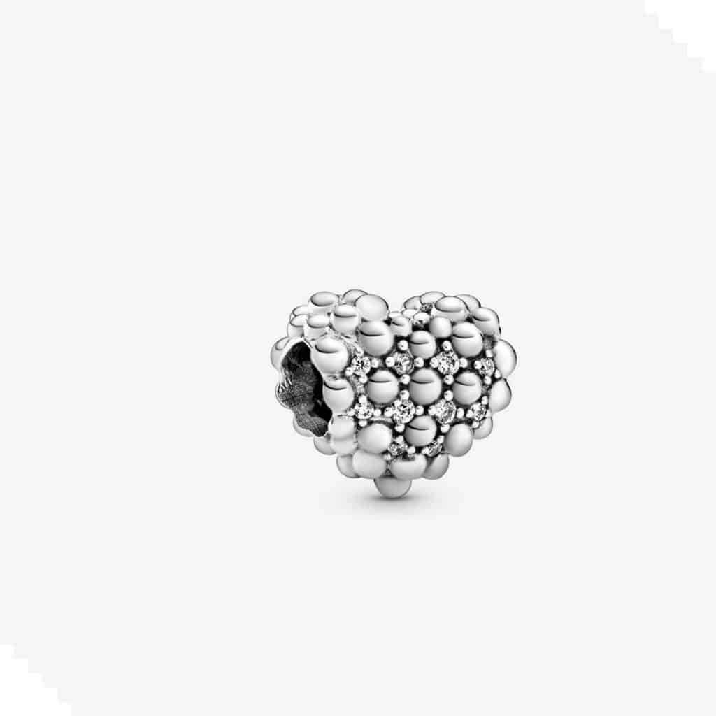 Charm Cœur Scintillant Perlé 49,00 € - 798681C01 Charm Cœur Scintillant Perlé 49,00 € - 798681C01