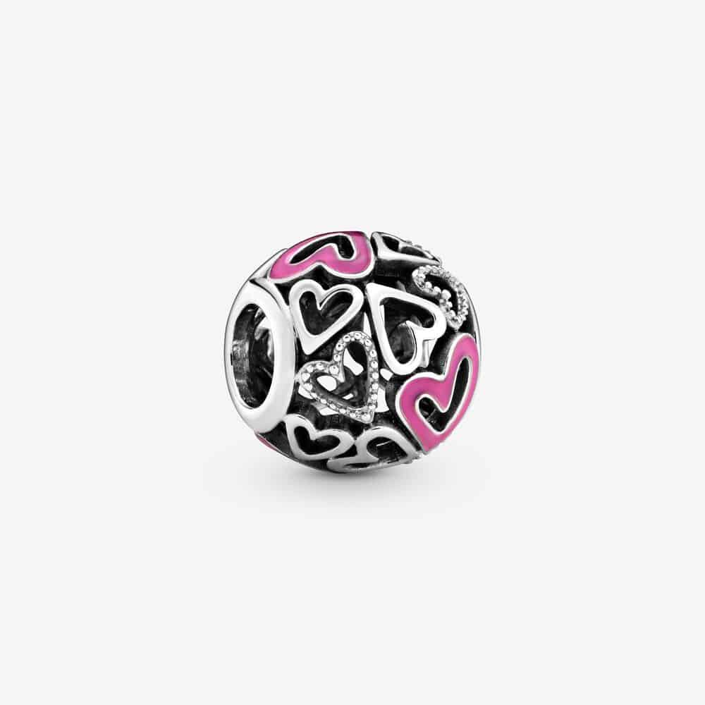 Charm Esquisse de Cœurs Ajourés Rose 29,00 € - 798677C01 Charm Esquisse de Cœurs Ajourés Rose 29,00 € - 798677C01