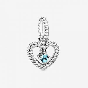 Charm Pendant Coeur Perlé Bleu Azur 29,00 € - 798854C01 Charm Pendant Coeur Perlé Bleu Azur 29,00 € - 798854C01