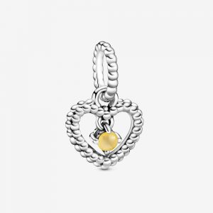 Charm Pendant Cœur Perlé Miel 29,00 € - 798854C11 Charm Pendant Cœur Perlé Miel 29,00 € - 798854C11
