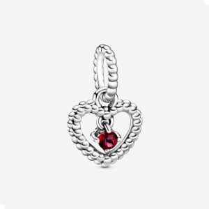 Charm Pendant Cœur Perlé Rouge Foncé 29,00 € - 798854C08 Charm Pendant Cœur Perlé Rouge Foncé 29,00 € - 798854C08