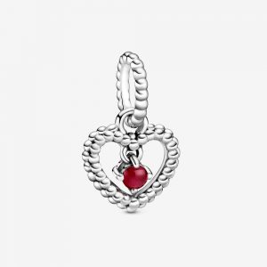 Charm Pendant Cœur Perlé Rouge Flamboyant 29,00 € - 798854C02 Charm Pendant Cœur Perlé Rouge Flamboyant 29,00 € - 798854C02