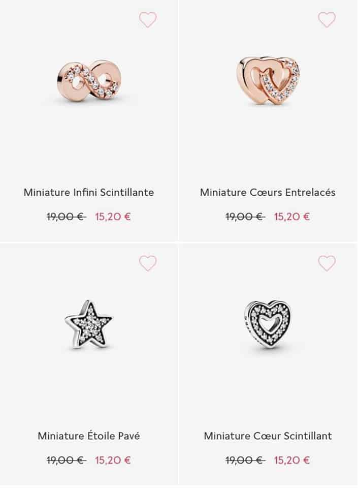 Miniature soldes Pandora Miniature soldes Pandora