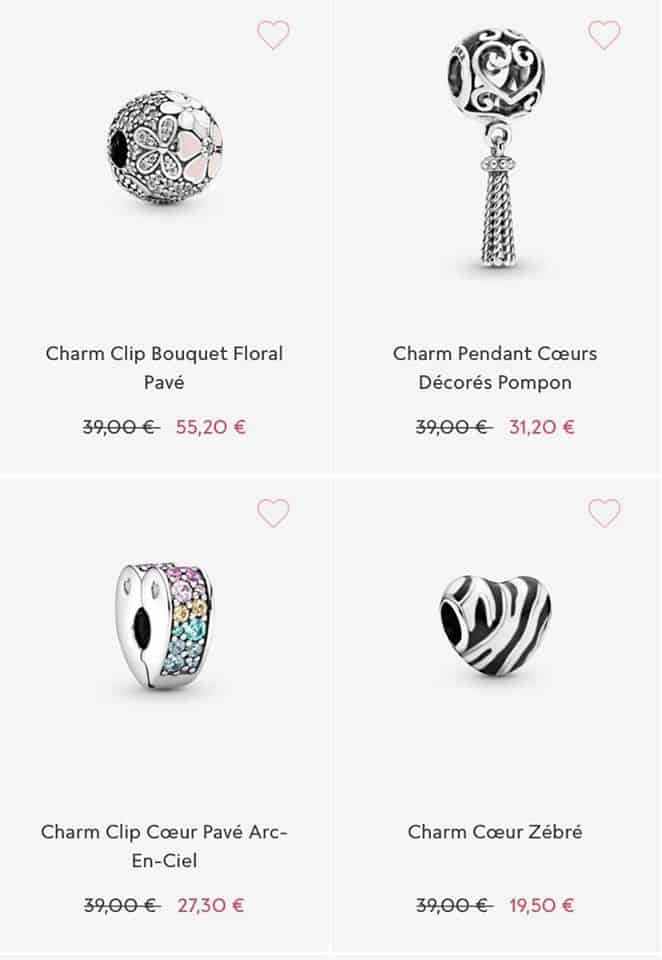Charm soldes Pandora 2020 Charm soldes Pandora 2020