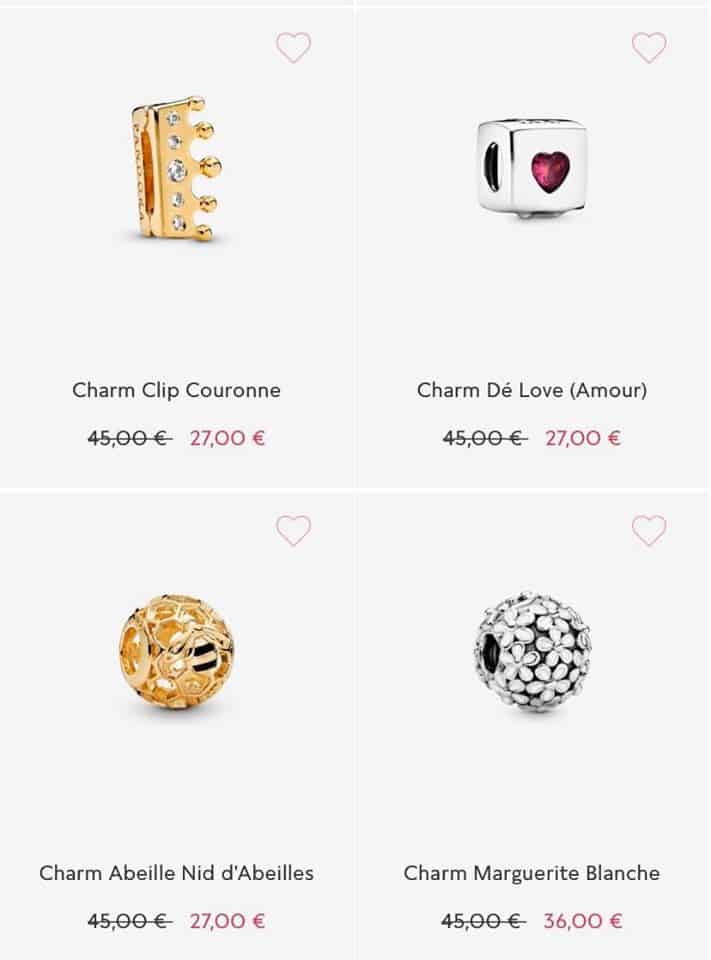 Charm soldes Pandora 2020 Charm soldes Pandora 2020