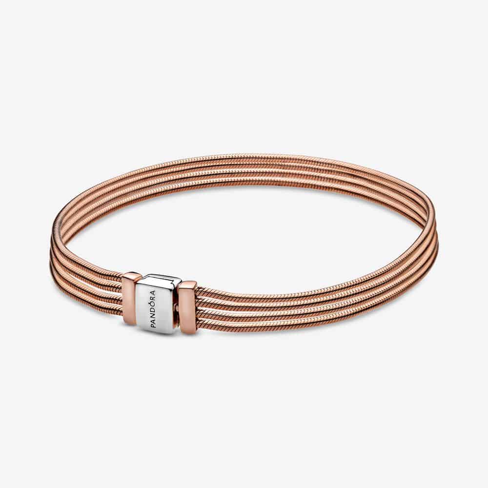 Bracelet Maille Serpent Multi-Rangs Pandora Réflexions 129,00 € - 588782C00 Bracelet Maille Serpent Multi-Rangs Pandora Réflexions 129,00 € - 588782C00