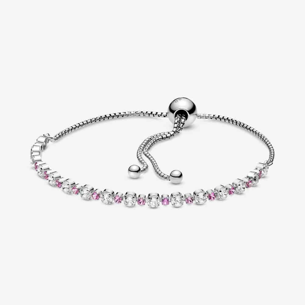 Bracelet Coulissant Éclat Rose & Incolore 59,00 € - 598517C02 Bracelet Coulissant Éclat Rose & Incolore 59,00 € - 598517C02
