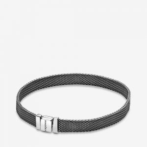 Bracelet en maille tissée Pandora Reflexions Noir 59€ - 598400C00 Bracelet en maille tissée Pandora Reflexions Noir 59€ - 598400C00