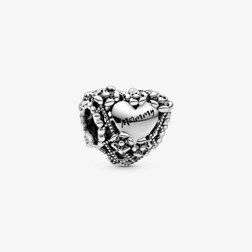 Charm Cœur Fleur Mummy (Maman) Ajouré 29,00 € - 798892C00 Charm Cœur Fleur Mummy (Maman) Ajouré 29,00 € - 798892C00