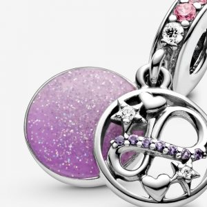 Charm Pendant Cœurs & Étoiles Infini Scintillant 59,00 €
