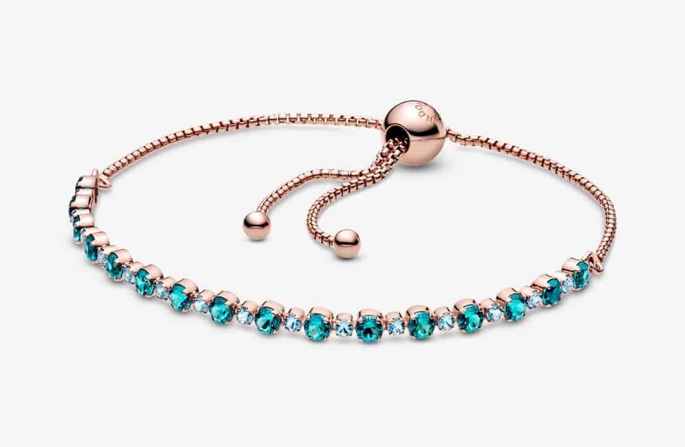 Bracelet Rivière Coulissant Scintillant Turquoise 129,00 € - 588961C01 Bracelet Rivière Coulissant Scintillant Turquoise 129,00 € - 588961C01