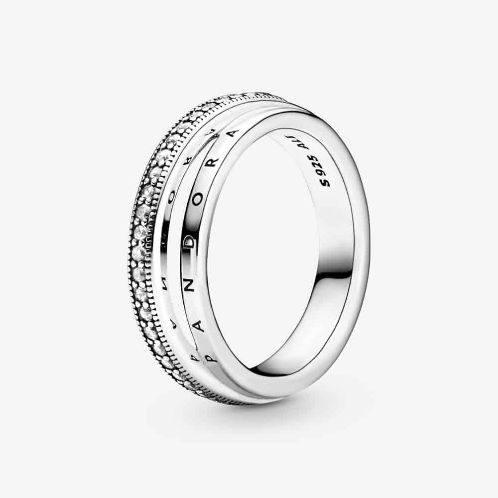 La Bague Pavé Anneau Triple 79,00 € - 199040C01 La Bague Pavé Anneau Triple 79,00 € - 199040C01
