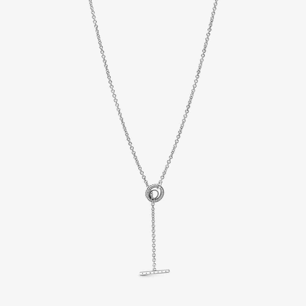 Collier Cœur Barre en T Logo Cercle Pavé 99,00 € - 399050C01 Collier Cœur Barre en T Logo Cercle Pavé 99,00 € - 399050C01