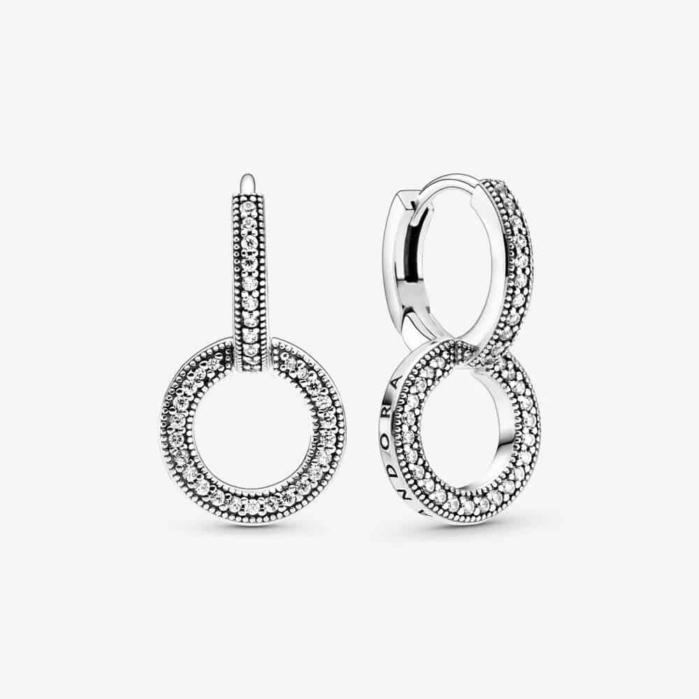 Créoles Doubles Scintillantes 69,00 € - 299052C01 Créoles Doubles Scintillantes 69,00 € - 299052C01