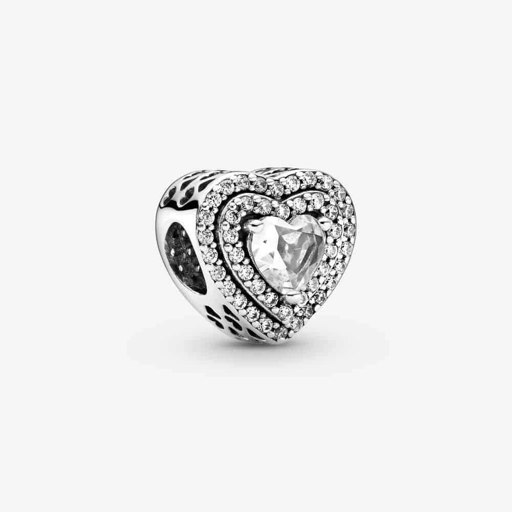 Charm Cœurs Nivelés Scintillant 69,00 € - 799218C01 Charm Cœurs Nivelés Scintillant 69,00 € - 799218C01