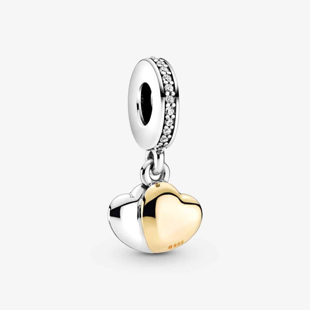 Charm Pendant Cœur Double Bicolore 79,00 € - 799162C01 Charm Pendant Cœur Double Bicolore 79,00 € - 799162C01
