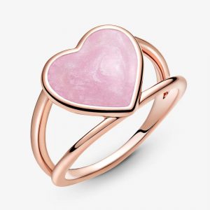 Bague Cocktail Cœur Volute Rose 99,00 € - 189263C01