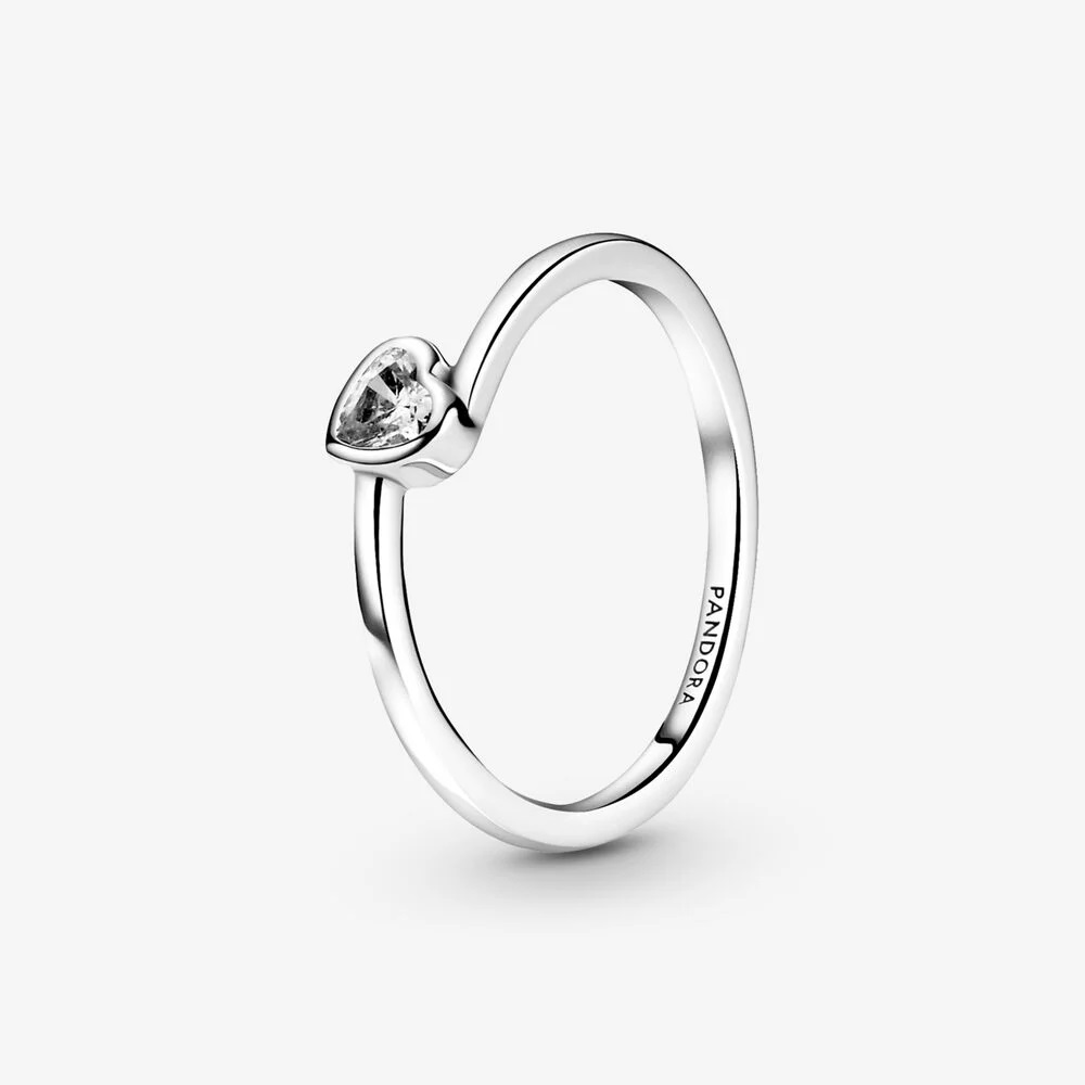 Bague Solitaire Cœur Incliné Incolore 39,00 € - 199267C02 Bague Solitaire Cœur Incliné Incolore 39,00 € - 199267C02