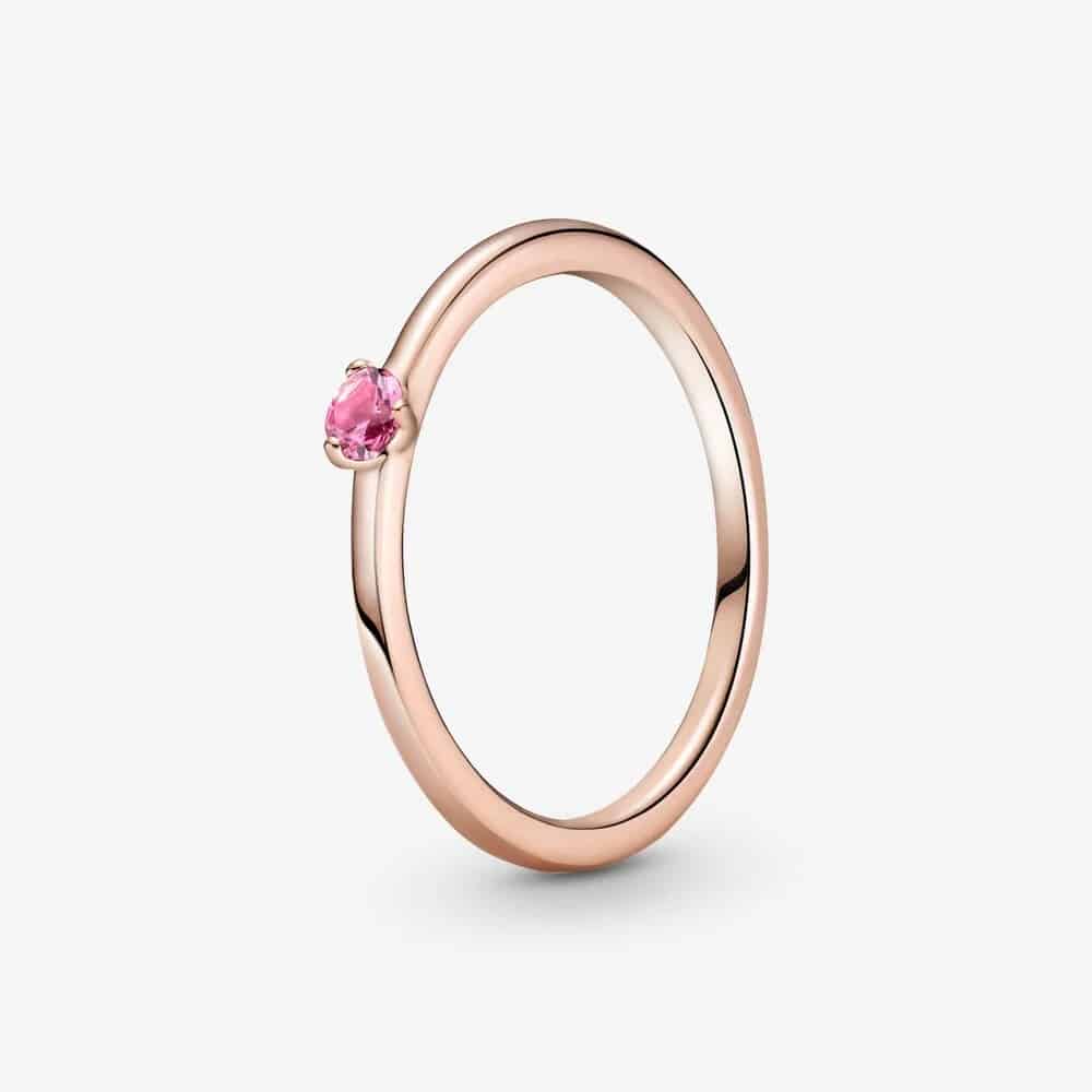 Bague Solitaire Rose 39,00 € - 189259C03 Bague Solitaire Rose 39,00 € - 189259C03