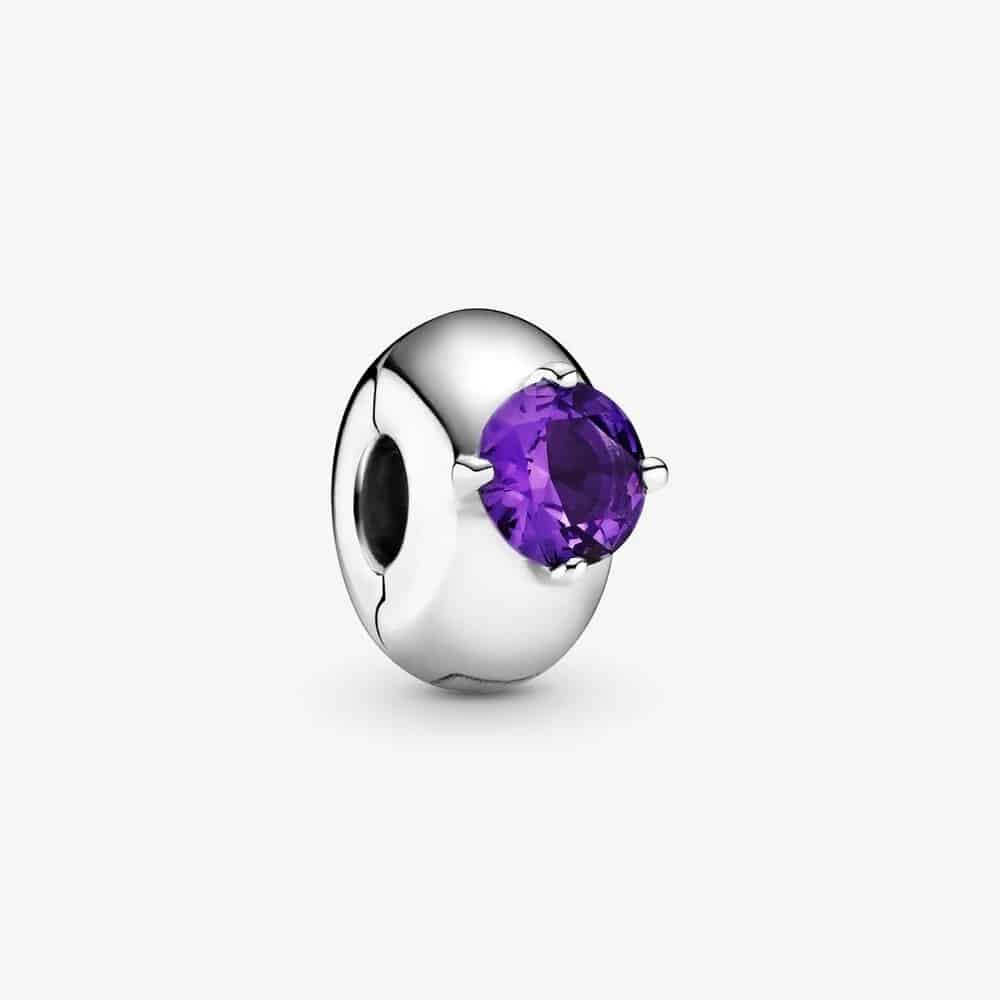 Charm Clip Solitaire Rond Violet 29,00 € - 799204C02 Charm Clip Solitaire Rond Violet 29,00 € - 799204C02