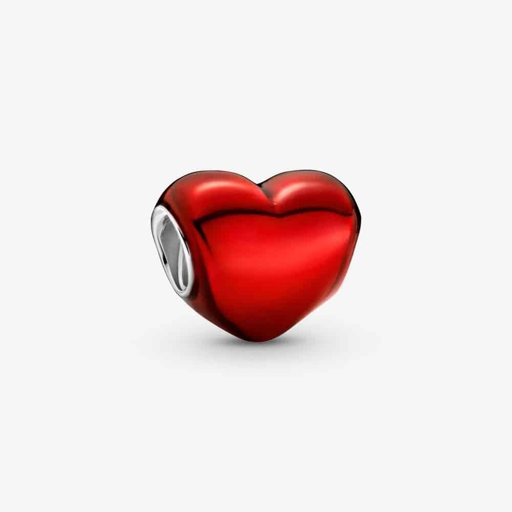 Charm Cœur Rouge Métallique 35,00 € - 799291C02 Charm Cœur Rouge Métallique 35,00 € - 799291C02