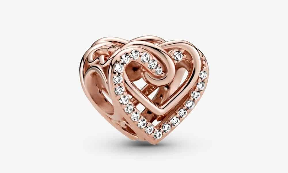 Charm Cœurs Entrelacés Scintillant 59,00 € - 789270C01 Charm Cœurs Entrelacés Scintillant 59,00 € - 789270C01