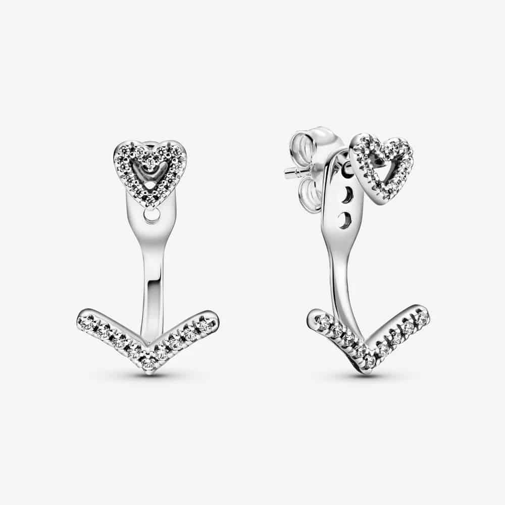 Clous d’Oreilles Cœur Vœu Scintillant 59,00 € - 299280C01 Clous d’Oreilles Cœur Vœu Scintillant 59,00 € - 299280C01