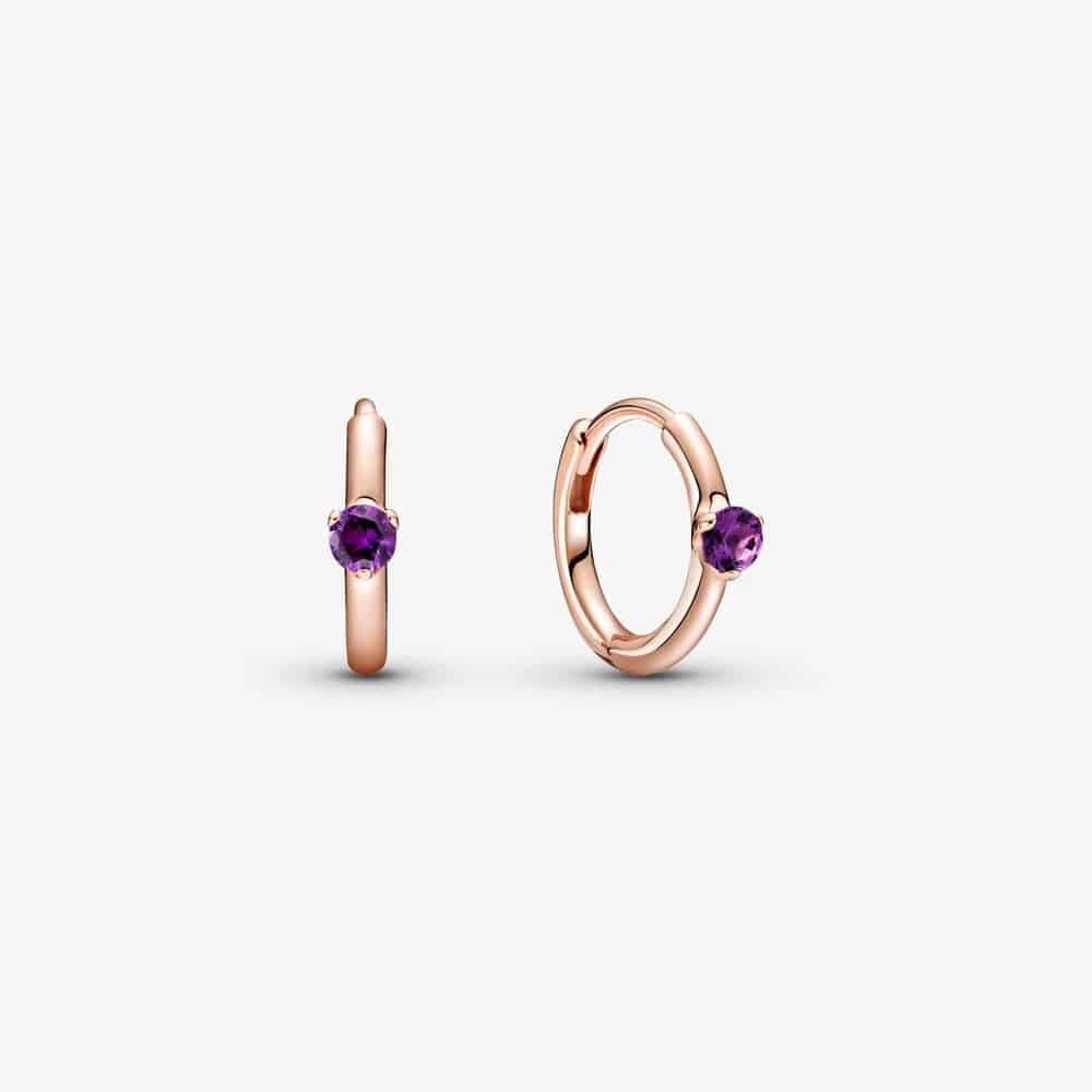 Créoles Enveloppantes Solitaire Violet 49,00 € - 289304C01 Créoles Enveloppantes Solitaire Violet 49,00 € - 289304C01