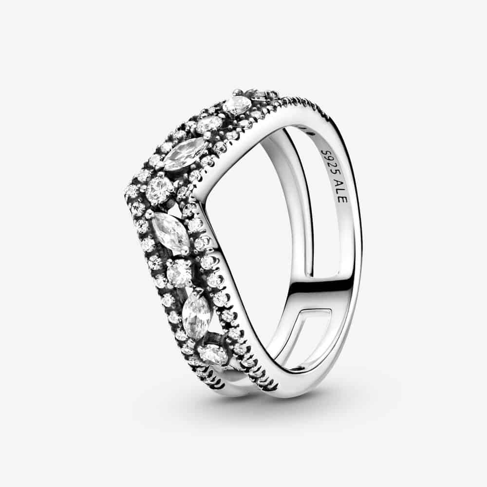 Double Bague Vœu Taille Marquise Scintillante 89,00 € - 199095C01 Double Bague Vœu Taille Marquise Scintillante 89,00 € - 199095C01