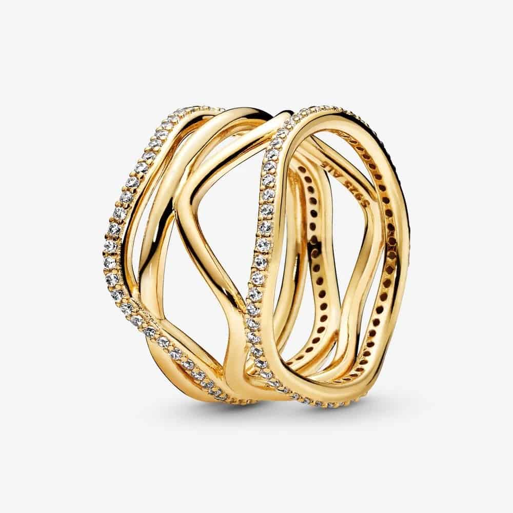Bague Lignes Ondoyantes 149,00 € - 168631C01 Bague Lignes Ondoyantes 149,00 € - 168631C01