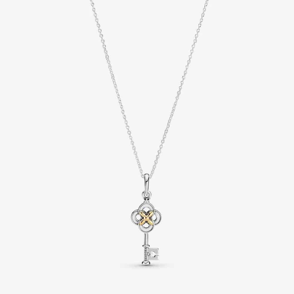 Collier Clé et Fleur Bicolore 119,00 € – 399339C01 Collier Clé et Fleur Bicolore 119,00 € – 399339C01