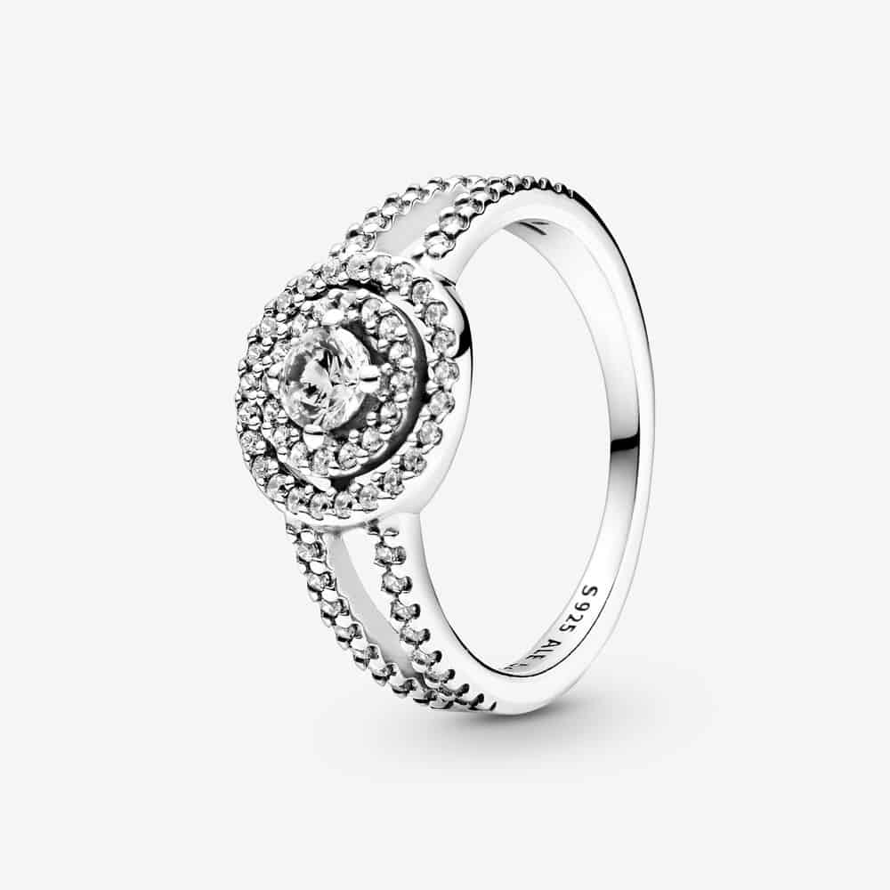 Bague Halo Double Scintillante 89,00 € – 199408C01 Bague Halo Double Scintillante 89,00 € – 199408C01