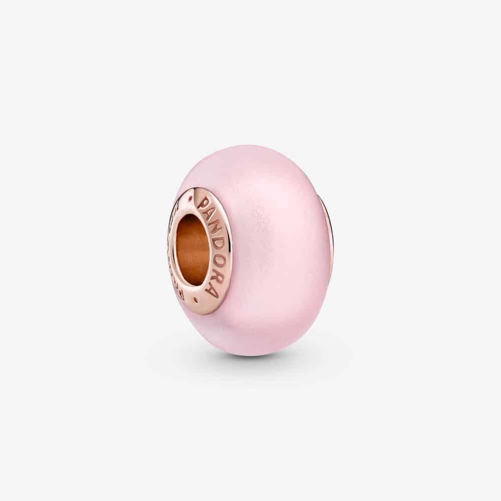 Charm Verre de Murano Rose Mat 29,00 € - 789421C00 Charm Verre de Murano Rose Mat 29,00 € - 789421C00