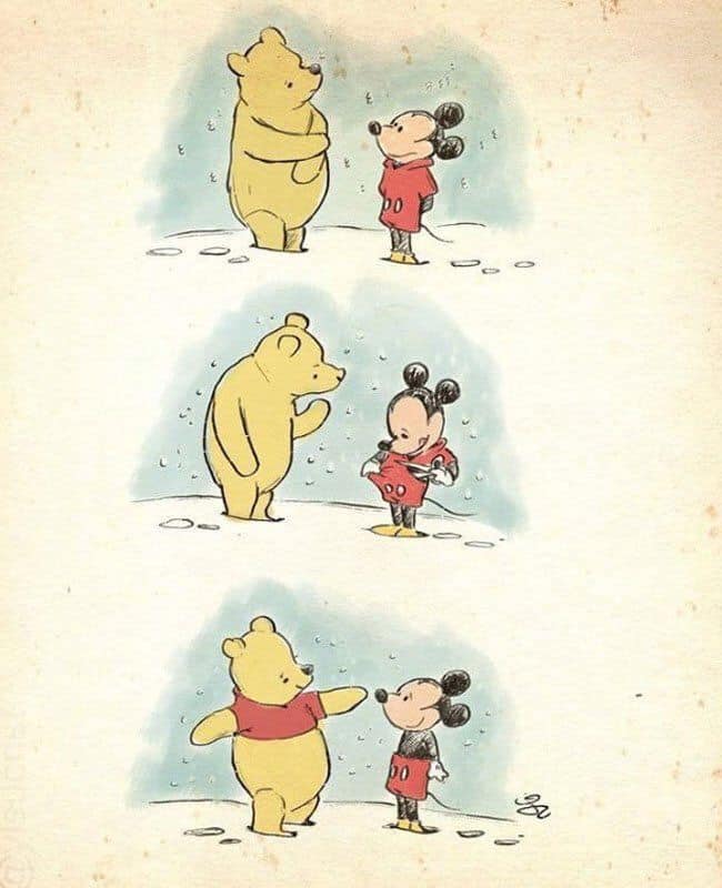 L'histoire de Mickey et Winnie d'ourson L'histoire de Mickey et Winnie d'ourson