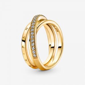 Anneau Triple Pavé Croisé 99,00 € - 169057C01
