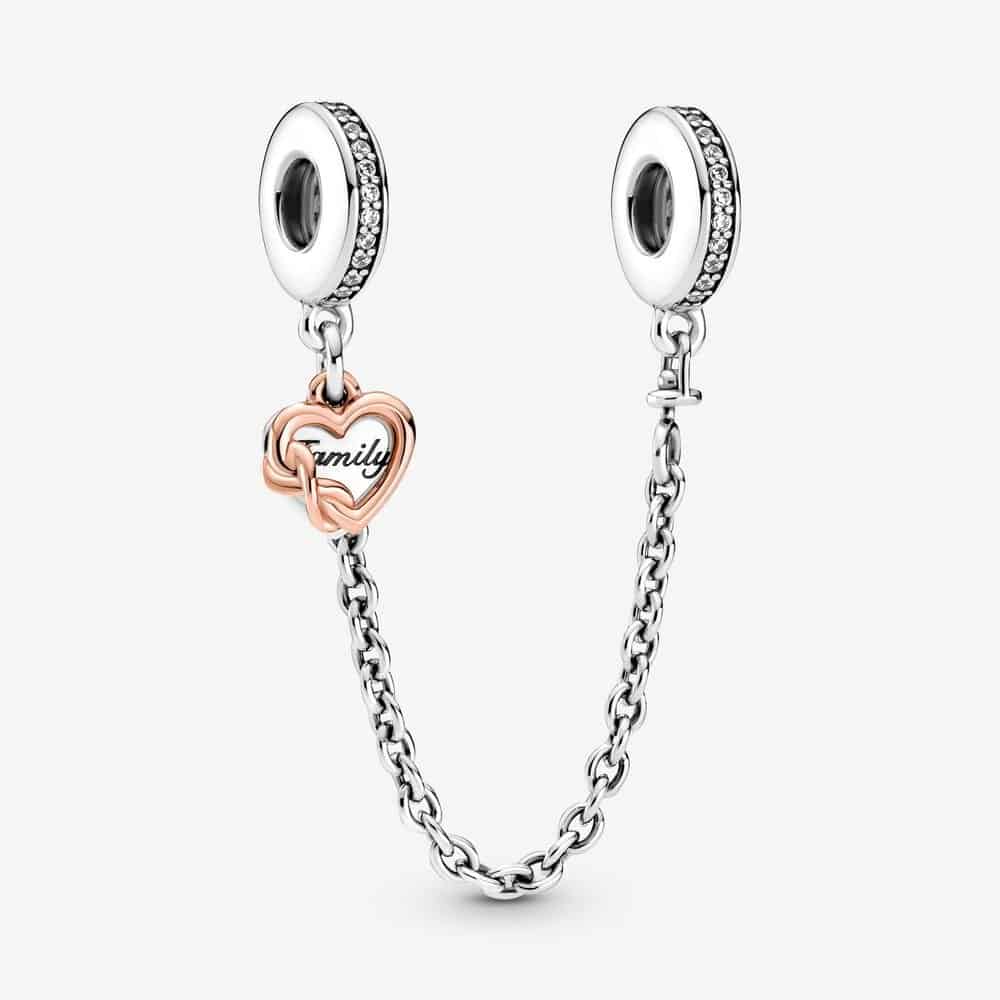 Charm Chaîne de Sécurité Cœur Famille 59,00 € - 789541C01 Charm Chaîne de Sécurité Cœur Famille 59,00 € - 789541C01