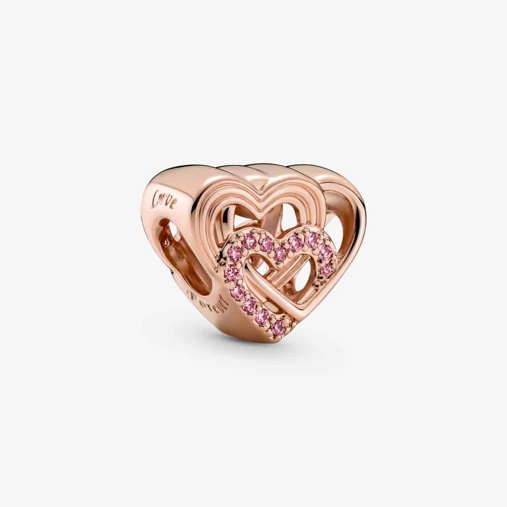 Charm Cœurs d'Amour Entrelacés 59,00 € - 789529C01 Charm Cœurs d'Amour Entrelacés 59,00 € - 789529C01