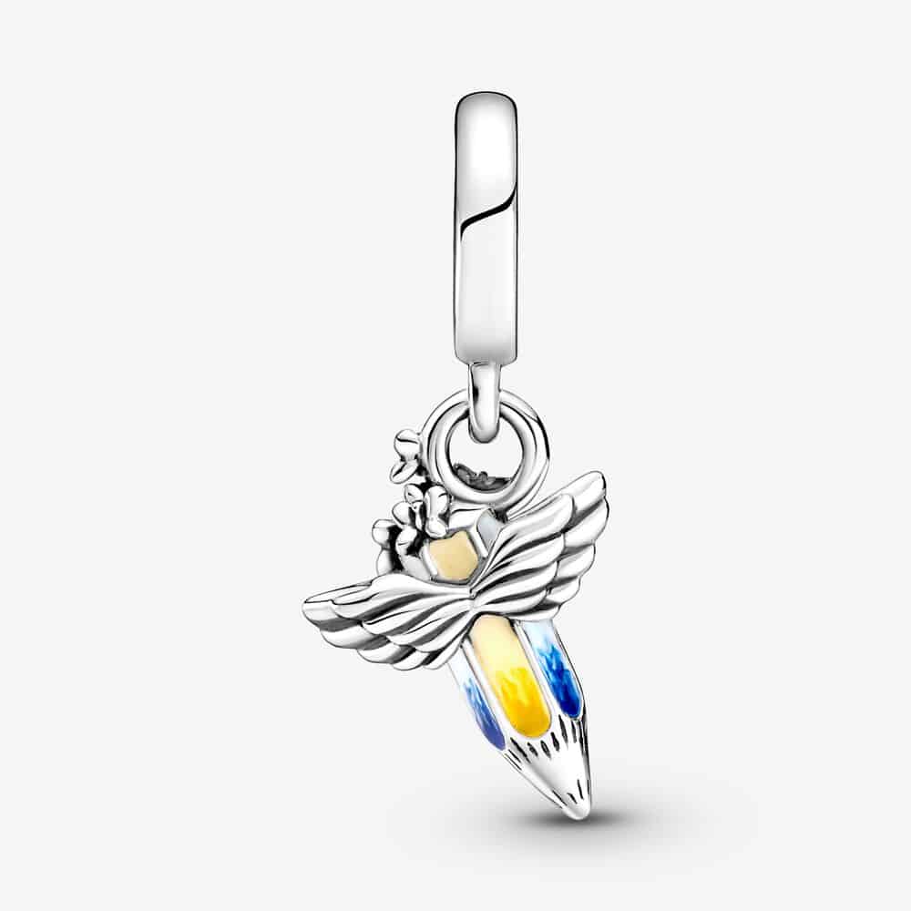 Dos du charm Unicef Crayon Rêve d'avenir - 799600C01 - 59€ Dos du charm Unicef Crayon Rêve d'avenir - 799600C01 - 59€