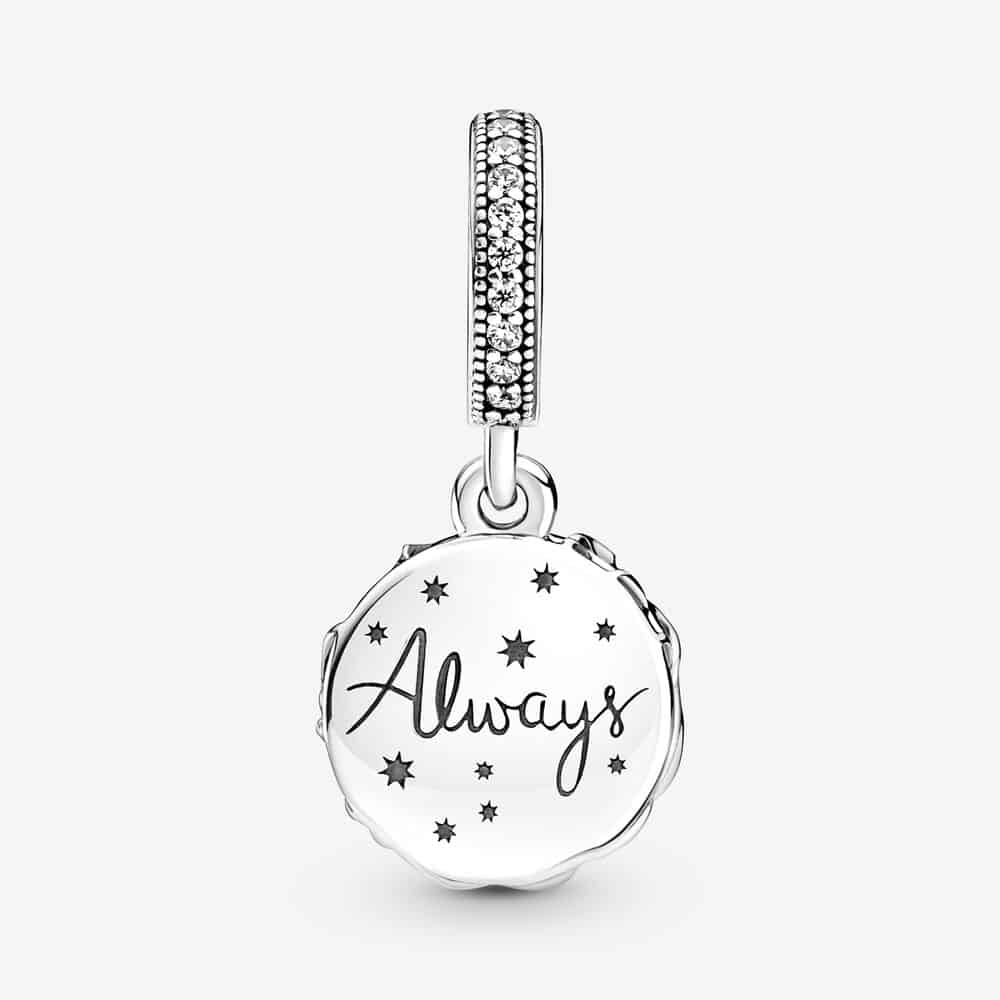 Dos du Charm Double Pendentif Patronus Pandora - 790013C01 - 69€ Dos du Charm Double Pendentif Patronus Pandora - 790013C01 - 69€