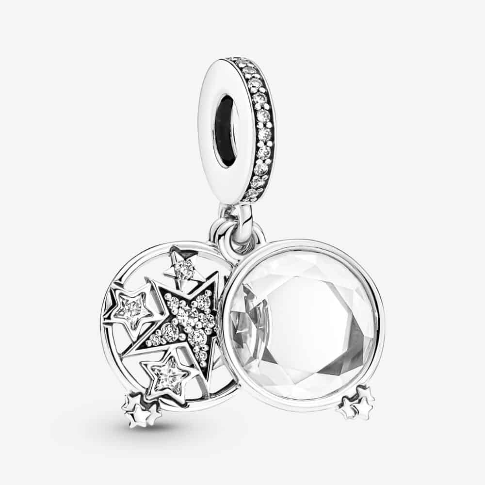 Charm Double Pendentif Etoile Filante - 799640C01 Charm Double Pendentif Etoile Filante - 799640C01