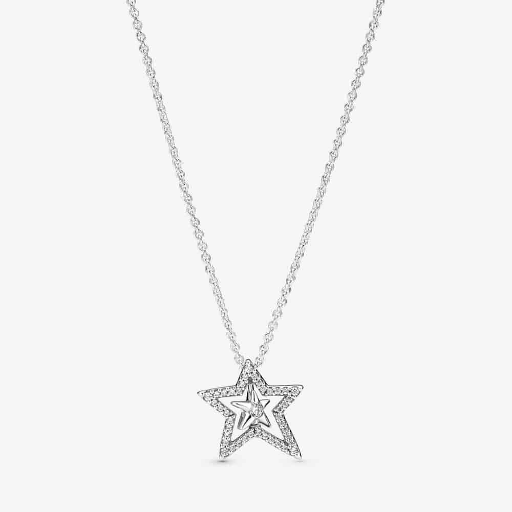 Collier Etoile pavée Asymétrique 79€ - 390020C01 Collier Etoile pavée Asymétrique 79€ - 390020C01