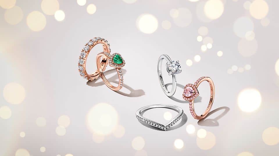 Collection Or rose et Vert Collection Or rose et Vert