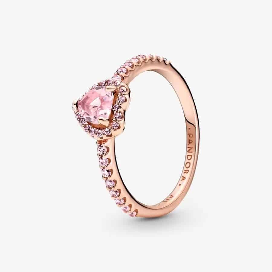 Bague Cœur Surélevé Scintillant 89,00 € - 188421C04 Bague Cœur Surélevé Scintillant 89,00 € - 188421C04