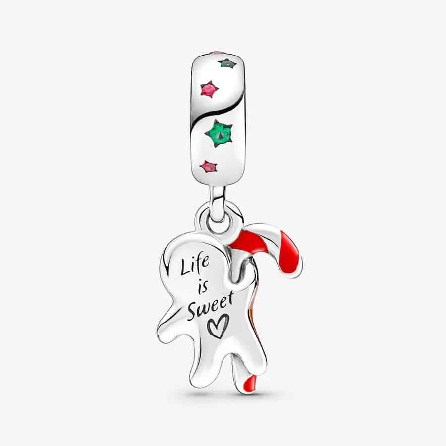 Dos du Charm Pendant Bonhomme de Pain d'Épices - 45€ - 799637C01 Dos du Charm Pendant Bonhomme de Pain d'Épices - 45€ - 799637C01