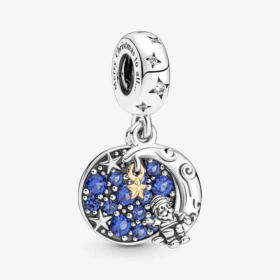 Charm Pendant Double Le Père Noël Sur La Lune - 69€ - 769648C01 Charm Pendant Double Le Père Noël Sur La Lune - 69€ - 769648C01