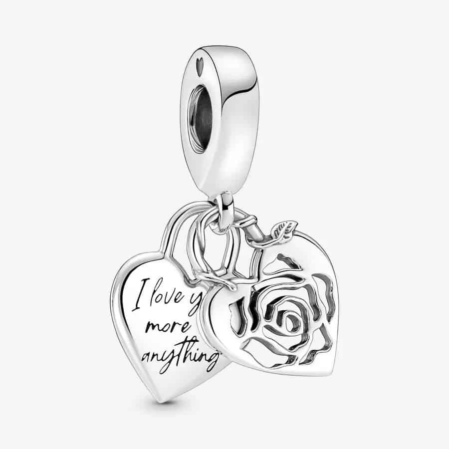 Charm Pendant Cadenas Cœur Rose 45,00 € - 790086C00 Charm Pendant Cadenas Cœur Rose 45,00 € - 790086C00