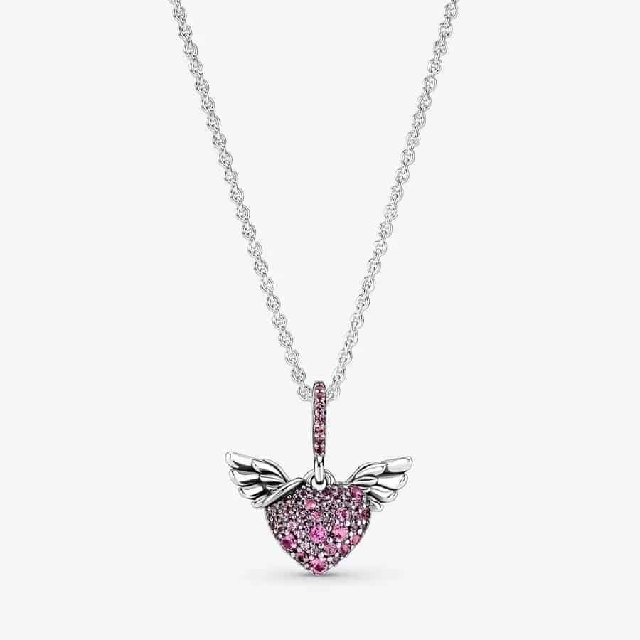 Collier Cœur Pavé et Ailes d'Ange 79,00 € - 398505C02 Collier Cœur Pavé & Ailes d'Ange 79,00 € - 398505C02