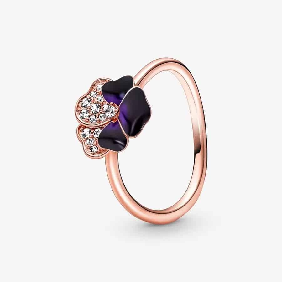 Bague Pensée Violet Foncé 79,00 € - 180764C01 Bague Pensée Violet Foncé 79,00 € - 180764C01