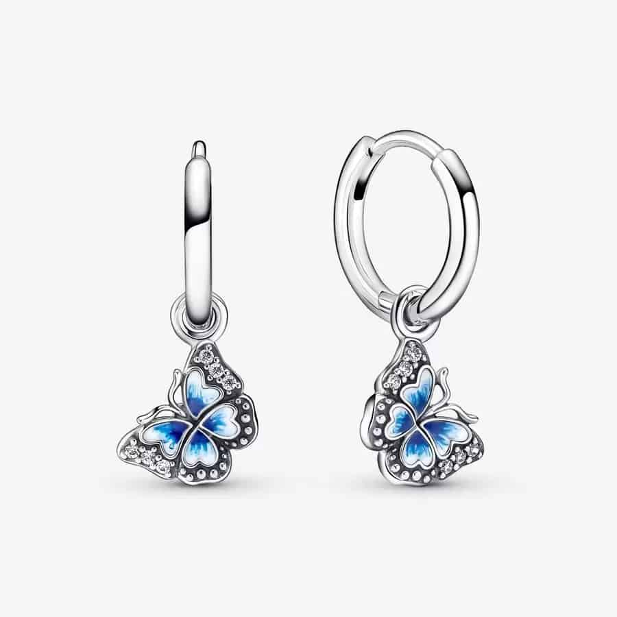 Créoles Papillon Bleu 59,00 € - 290778C01 Créoles Papillon Bleu 59,00 € - 290778C01
